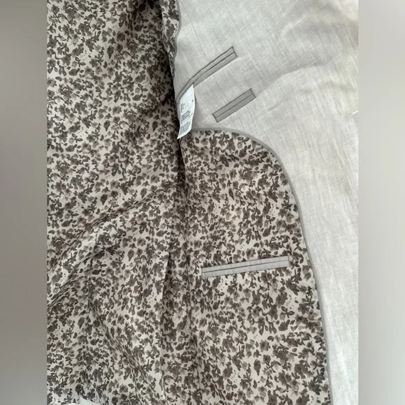 Bar lll Slim Fit Linen Suit Jacket Size 36S  -Tan- - Picture 6 of 7